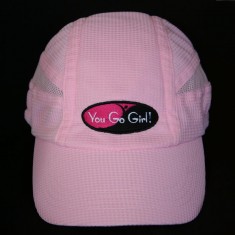 Pink Vented Running Cap