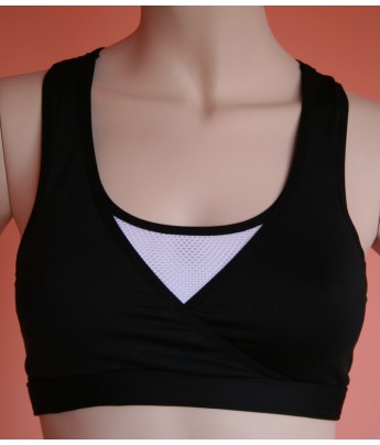 Reversible Sport Bra w/white