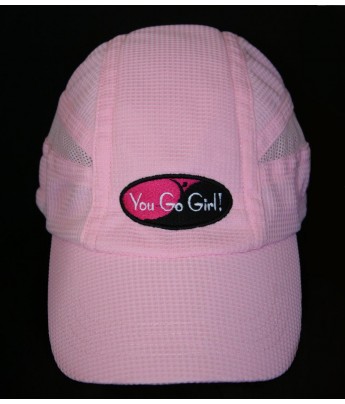 Pink Vented Running Cap