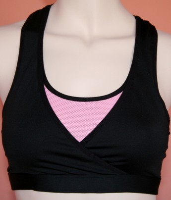 Reversible Sport Bra w/Pastel Pink