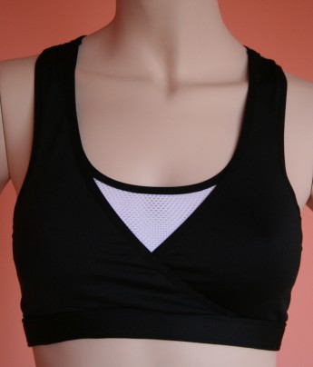 Reversible Sport Bra w/white
