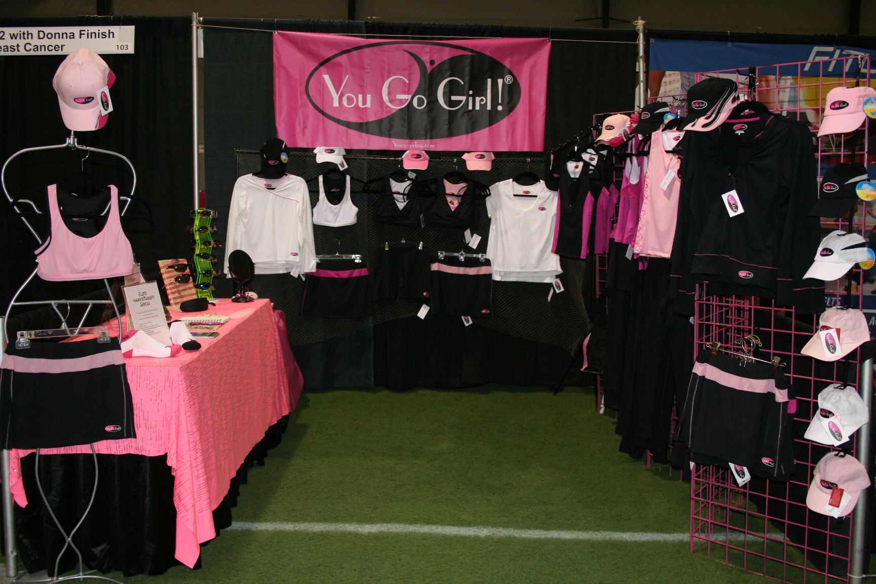 Our booth at the expo